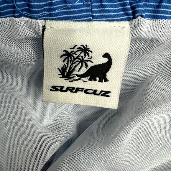 Men's Surfcuz Striped Board Shorts Mesh Lined Surf Swimwear Trunks Swim XXL - Picture 4 of 7